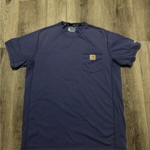 Carhartt Men's Navy Short Sleeve Tee w/ Pocket Men’s Size Medium